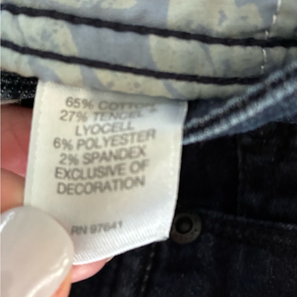 J Jill Women’s Dark Wash Embroidered Floral Jeans - Picture 7 of 7